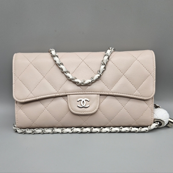 CHANEL Handbags - 🌸CHANEL Authentic Matelassé Lambskin Long Wallet/Clutch🌸